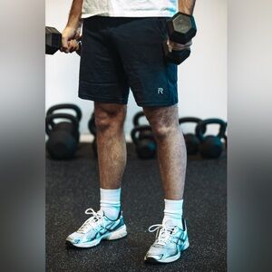 RYKER APEX 100% Cotton shorts merino lined black 7” inseam performance medium